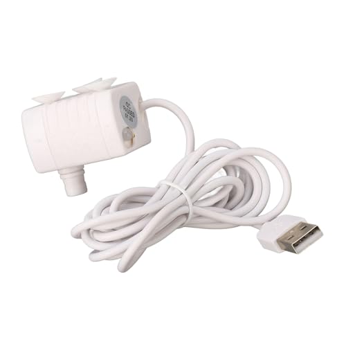 Yosoo Hundewasserspenderpumpe, DC 5V Ultra Leise Bürstenloser Motor Katzenbrunnenpumpe Verstellbarer Durchfluss mit 148,5cm USB-Ladekabel Yosoo Hundewasserspenderpumpe, DC 5V Ultra Leise Bürstenloser Motor Katzenbrunnenpumpe Verstellbarer Durchfluss mit 148,5cm USB-Ladekabel von Yosoo