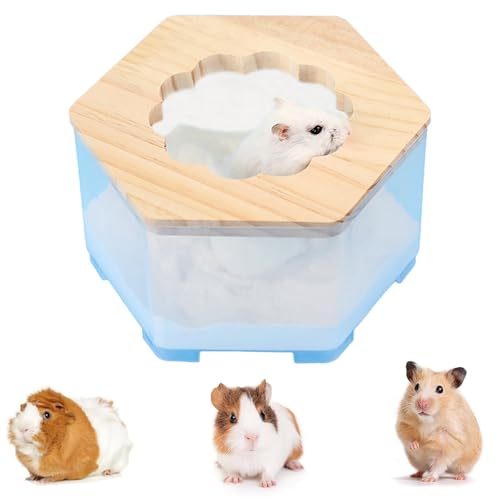 YouYuer Groß Hamster Sandbad,Hamster Badewanne,Hamsterkäfig,Transparente Hamster Sand Badezimmer Sandkasten,Hamster Toilette Sandbad Container Zubehör mit Holzdeckel für Mäuse,Lemminge,Rennmäuse YouYuer Groß Hamster Sandbad,Hamster Badewanne,Hamsterkäfig,Transparente Hamster Sand Badezimmer Sandkasten,Hamster Toilette Sandbad Container Zubehör mit Holzdeckel für Mäuse,Lemminge,Rennmäuse von YouYuer