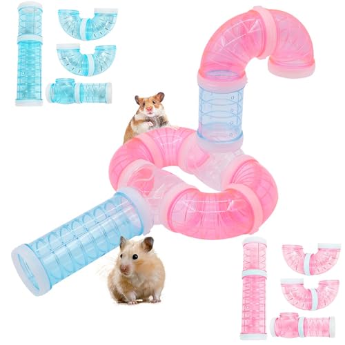 YouYuer Hamster Tunnel,Hamsterröhren Kits,16PCS Zubehör für Hamsterkäfig,Röhren Hamster-Set Hamstertunnel Hamster Käfig Hamster Röhrensystem Durchsichtig Plastik für Nager Zubehör YouYuer Hamster Tunnel,Hamsterröhren Kits,16PCS Zubehör für Hamsterkäfig,Röhren Hamster-Set Hamstertunnel Hamster Käfig Hamster Röhrensystem Durchsichtig Plastik für Nager Zubehör von YouYuer