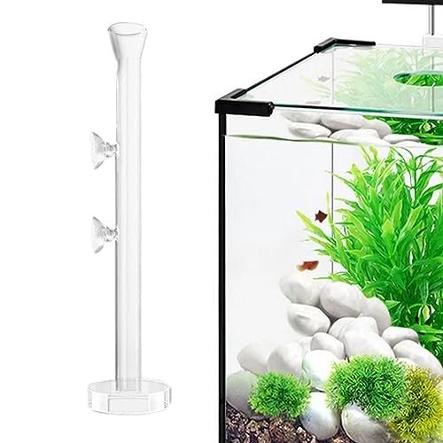 Aquarium-Futterschlauch | Klares Kristallglas-Aquarium-Garnelen-Futterrohr und Schale | Zusammengebaute Garnelen-Futterröhre, Futternapfschale für Garnelenfutter, Garnelentank-Zubehör Youding von Youding