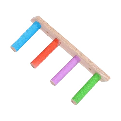 Calopitte -Spielzeug, Holzspielzeug Balançoire Für Vogelkäfig - Multifunktionswerkzeug Zum Schärfen Von Krallen, Interaktivem Zubehör Für Käfig (Sichtwände, Conures Und Untrennbar) von Youding