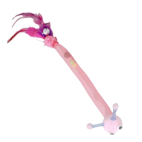 Cat Spring Tube Toy - Cat Bouncing Play Training | Buntes Katzenminister Springspielzeug | Physikalische Stimulation Innenkätzchen Spielversorgungen für Bewegung, Zähne, Reinigen, Swattieren, B von Youding