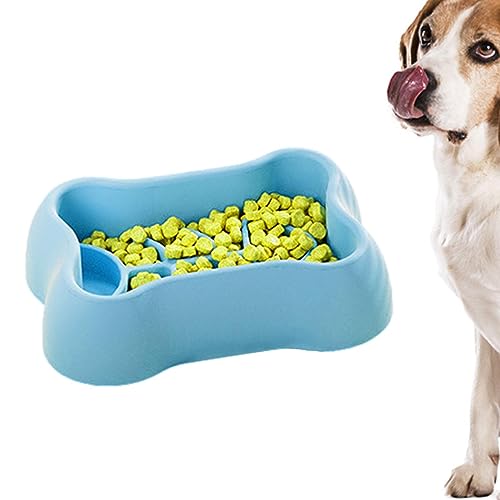 Hundefutternapf Slow Feeder,Silikon-Leckpuzzle, multifunktionale Saugschale, Anti-Erstickungsgefahr - rutschfeste Pet Maze Dish Interaktives Haustierzubehör für schnell fressende Hunde und Youding von Youding