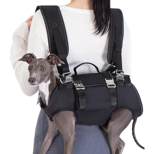 Hundeliftkabelbaum - Verstellbarer Welpe -Stützgurt mit Gurten | Pet Rehabilitation Lifte Weste Verstellbares atmungsaktives Riemen | Multifunktionaler Hunde-Rehabilitationsgurt für ältere Hunde von Youding