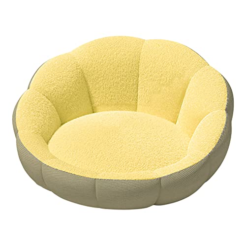 Katzenbett, rutschfest, rundes Katzenbett für Katzen im Innenbereich und Hundebett bequem, maschinenwaschbar, selbstwärmendes Hundebett und Katzenbett, warm Katzenbett, rutschfest, rundes Katzenbett für Katzen im Innenbereich und Hundebett bequem, maschinenwaschbar, selbstwärmendes Hundebett und Katzenbett, warm von Youding
