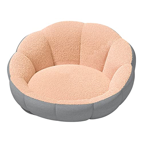 Katzenbett, rutschfest, rundes Katzenbett für Katzen im Innenbereich und Hundebett bequem, maschinenwaschbar, selbstwärmendes Hundebett und Katzenbett, warm Katzenbett, rutschfest, rundes Katzenbett für Katzen im Innenbereich und Hundebett bequem, maschinenwaschbar, selbstwärmendes Hundebett und Katzenbett, warm von Youding