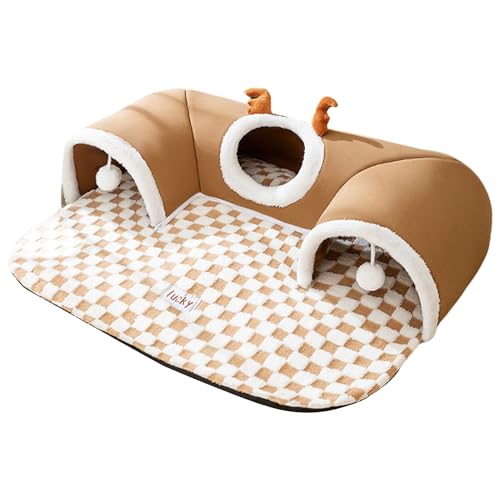 Katzenbett -Tunnel | Katzenspieltunnel | Warm Shelter Tent House Toys Für Hunde Haustiertier Innen Im Freien Im Freien Wand-Eckner-Spiele Draußen Katzenbett -Tunnel | Katzenspieltunnel | Warm Shelter Tent House Toys Für Hunde Haustiertier Innen Im Freien Im Freien Wand-Eckner-Spiele Draußen von Youding
