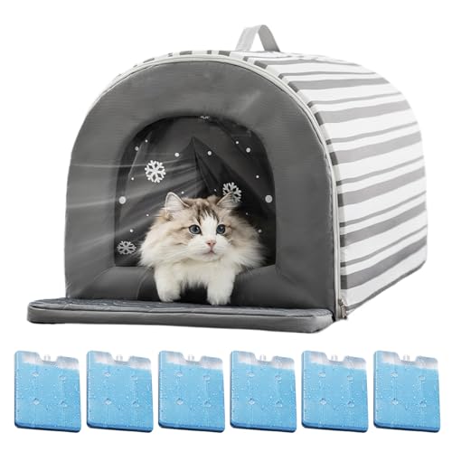 Kühlung Im Freien Katzenhaus | Mit Eisbox Im Freien Für Katzen | Isolierte Nicht rutschfeste Zelt Zelt Wasserdicht Für Wohnungen Lebende Tier Lebensräume Außenpuppen Kühlung Im Freien Katzenhaus | Mit Eisbox Im Freien Für Katzen | Isolierte Nicht rutschfeste Zelt Zelt Wasserdicht Für Wohnungen Lebende Tier Lebensräume Außenpuppen von Youding