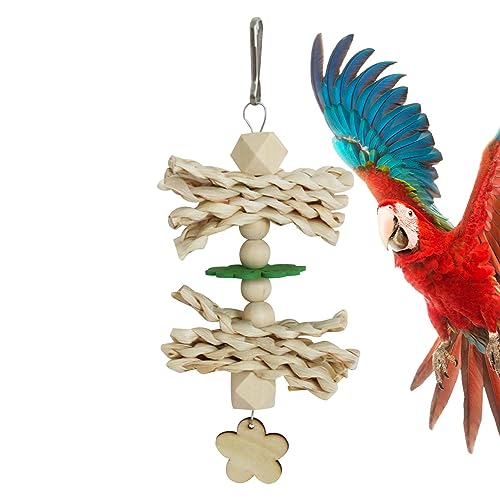 Papageien-Kauspielzeug | Käfigspieß Spielzeug Backenzahn Anhänger für Papageien,Mehrzweck-Haustierzubehör für Turteltauben, Vögel, Sittiche und Papageien Youding von Youding