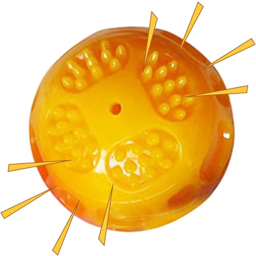 Youding Ball für Hunde | Kauspielzeug für Welpen | interaktiver Kausball für Welpen, Stressabbau, Outdoor-Spiel Youding Ball für Hunde | Kauspielzeug für Welpen | interaktiver Kausball für Welpen, Stressabbau, Outdoor-Spiel von Youding