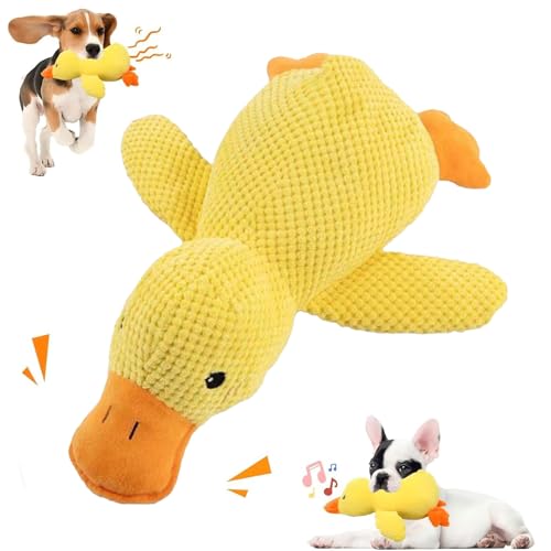 Youding Enten-Spielzeug für Hunde, Gummi-Kauspielzeug in Entenform, lustiges interaktives Spiel für Welpen mit Zahnen und kleinen Rassen von Youding