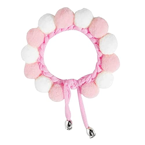 Youding Halsband für Katzen und Hunde – Halsband aus Plüsch für Katzen | Elastisches Wollhalsband leicht und bequem für Katzenhalsband, Kostüm, Geburtstagsgeschenke von Youding