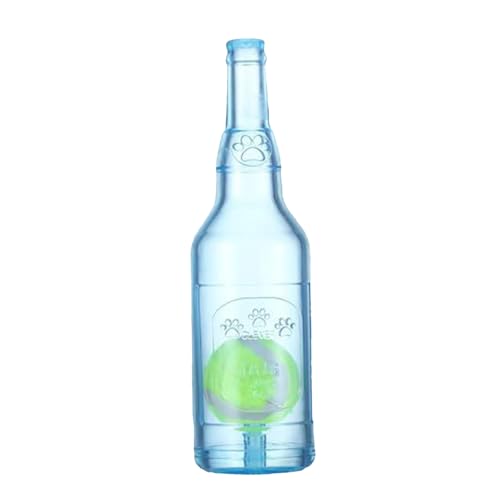 Youding Hundespielzeugflasche | Interaktives schwimmendes Quietschenspielzeug | Haustierbedarf, Zahnen Tennisflasche mit Tennisball im Inneren für kleine mittelgroße Hunde Youding Hundespielzeugflasche | Interaktives schwimmendes Quietschenspielzeug | Haustierbedarf, Zahnen Tennisflasche mit Tennisball im Inneren für kleine mittelgroße Hunde von Youding