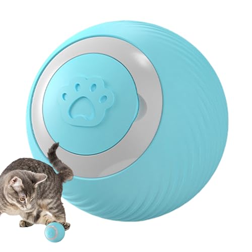 Youding Interaktiver Katzenball, interaktiver Katzenball | Interaktives Katzenspielzeug mit bunten Lichtern | Intelligentes rollendes Kätzchenspielzeug aus Silikon, automatische Bewegung Youding Interaktiver Katzenball, interaktiver Katzenball | Interaktives Katzenspielzeug mit bunten Lichtern | Intelligentes rollendes Kätzchenspielzeug aus Silikon, automatische Bewegung von Youding