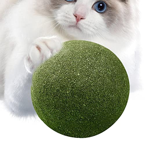 Youding Katzenminze-Ballspielzeug, 10 cm, Katzenminze-Spielzeug, linderndes Katzenminze-Spielzeug, super groß, natürlich, leckbar, Katzenminze, Ball für drinnen und draußen, zur Reinigung der Zähne Youding Katzenminze-Ballspielzeug, 10 cm, Katzenminze-Spielzeug, linderndes Katzenminze-Spielzeug, super groß, natürlich, leckbar, Katzenminze, Ball für drinnen und draußen, zur Reinigung der Zähne von Youding