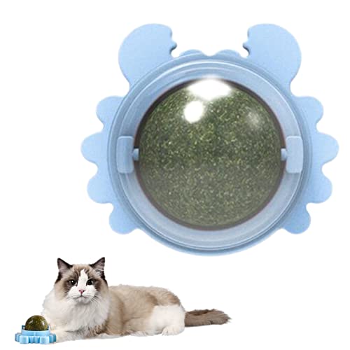 Youding Katzenwandball | Essbare Kugeln für Katzen aus Krabben Spielzeug Wandrolle Katzenminze zum Lecken von Katzen – interaktives Katzenspielzeug zum Schleifen von Zähnen Youding Katzenwandball | Essbare Kugeln für Katzen aus Krabben Spielzeug Wandrolle Katzenminze zum Lecken von Katzen – interaktives Katzenspielzeug zum Schleifen von Zähnen von Youding