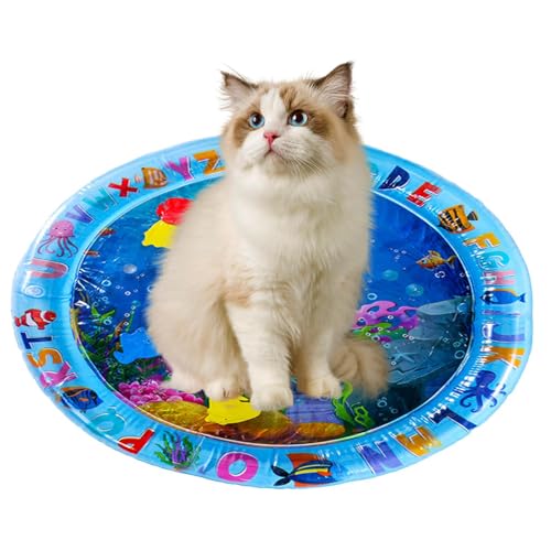 Youding Katzenwasserbett | Cool Cat Dog Water Pad Bett | Sensorische Kühlung wasserbeanspruchte Haustier -Übungsaktivität für Hausreisen im Freien im Freien im Freien im Freien aus dem Außenbereich Youding Katzenwasserbett | Cool Cat Dog Water Pad Bett | Sensorische Kühlung wasserbeanspruchte Haustier -Übungsaktivität für Hausreisen im Freien im Freien im Freien im Freien aus dem Außenbereich von Youding