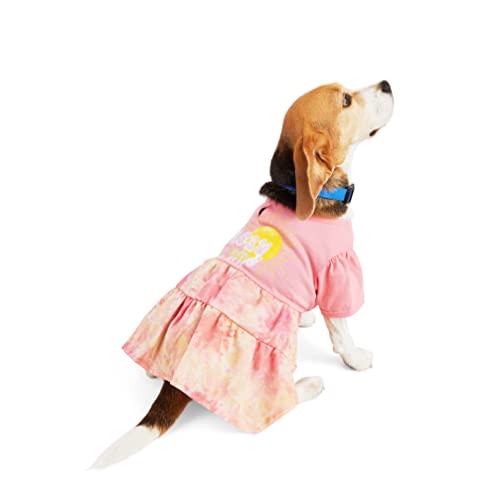 Petco Brand Youly Vacay Tiedye Hundekleid, Größe S, Rosa von Youly