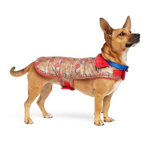 YOULY Wendbare Hundejacke mit Blumenmuster, Größe XXL/3XL von Youly