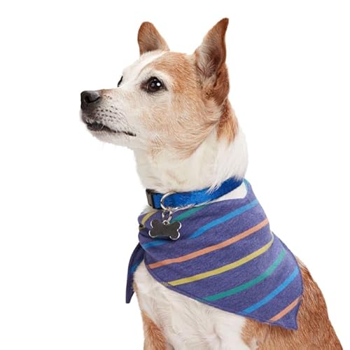 Youly Hundehalstuch, gestreift, wendbar, Größe L/XL von Youly