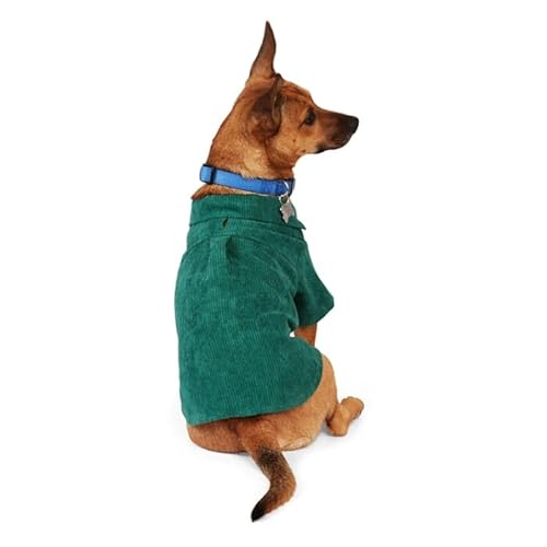 Youly Hundeoberteil aus Kordsamt, Größe S, Grün Youly Hundeoberteil aus Kordsamt, Größe S, Grün von Youly