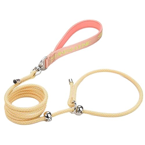 Pink-Dog Trainingsleine, Nylon, 2,1 m, mit rutschfestem Griff, robuste Leine für große und mittlere Kontrolle, verschleißfest, für tägliche Spaziergänge, Reisen, Outdoor-Aktivitäten Pink-Dog Trainingsleine, Nylon, 2,1 m, mit rutschfestem Griff, robuste Leine für große und mittlere Kontrolle, verschleißfest, für tägliche Spaziergänge, Reisen, Outdoor-Aktivitäten von YounBeauty