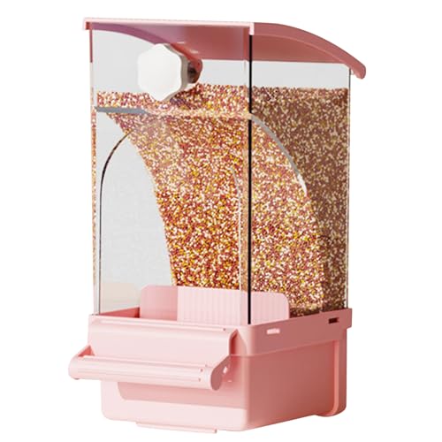 Youngwier Automatischer Vogelfutterleiter, automatischer Vogelfutterleiter für Käfig - Auto Bird Food Bowl,Behandlungsspender, Haustierversorgungen für Cockatiel -Kakerarienanbringliche Conure von Youngwier