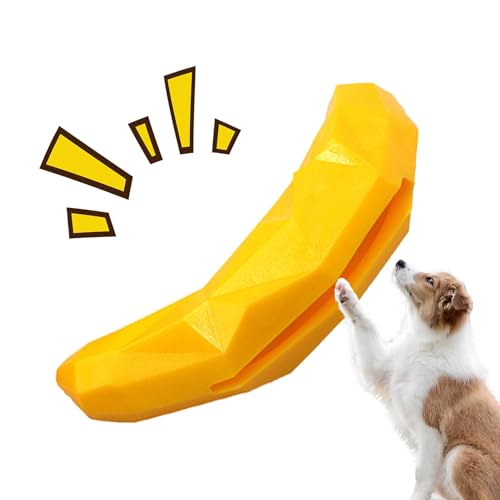Youngwier Beißspielzeug für Welpen, Kauspielzeug für Welpen zum Zahnen | Interaktives Wackel-Kicherball-Kauspielzeug | Kleines Welpen-Bananenspielzeug, Haustier-Hundespielzeug zum Reinigen der Zähne Youngwier Beißspielzeug für Welpen, Kauspielzeug für Welpen zum Zahnen | Interaktives Wackel-Kicherball-Kauspielzeug | Kleines Welpen-Bananenspielzeug, Haustier-Hundespielzeug zum Reinigen der Zähne von Youngwier