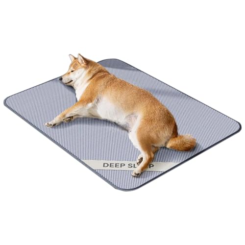 Youngwier Hundekühlkissen, Kühlkissen für Hund | Schlafkaltes Bett für Haustier - Heißes Wetter Welpen Kühlkissen, atmungsaktives Kätzchen Schlafbett für Garten, Wohnzimmer Youngwier Hundekühlkissen, Kühlkissen für Hund | Schlafkaltes Bett für Haustier - Heißes Wetter Welpen Kühlkissen, atmungsaktives Kätzchen Schlafbett für Garten, Wohnzimmer von Youngwier