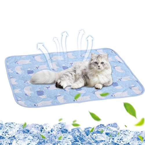 Youngwier Hundekühlmatte - Kühlmatte Für Katzen Und Hunde,Leicht Zu Reinigende Portable Decke Bettzubehör Für Katzen Kätzchen Pelzige Freunde Innenbereich Zuhause Youngwier Hundekühlmatte - Kühlmatte Für Katzen Und Hunde,Leicht Zu Reinigende Portable Decke Bettzubehör Für Katzen Kätzchen Pelzige Freunde Innenbereich Zuhause von Youngwier