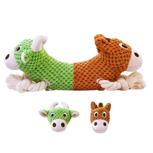 Youngwier Kauspielzeug aus Seil, Kauspielzeug aus Seil für Hunde | Hundekauspielzeug aus Seil für kleine Hunde - Beißseil-Hundespielzeug, quietschendes Kauspielzeug für kleine Hunde, Youngwier Kauspielzeug aus Seil, Kauspielzeug aus Seil für Hunde | Hundekauspielzeug aus Seil für kleine Hunde - Beißseil-Hundespielzeug, quietschendes Kauspielzeug für kleine Hunde, von Youngwier