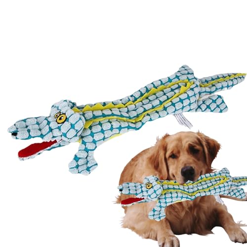 Youngwier Kauspielzeug für Hunde mit Plüschgeräusch, Quietschspielzeug für Hunde, interaktives Spielzeug | Haustiere lindern Langeweile mit quietschendem Krokodil,Unzerstörbar, robust, quietschend für Youngwier Kauspielzeug für Hunde mit Plüschgeräusch, Quietschspielzeug für Hunde, interaktives Spielzeug | Haustiere lindern Langeweile mit quietschendem Krokodil,Unzerstörbar, robust, quietschend für von Youngwier