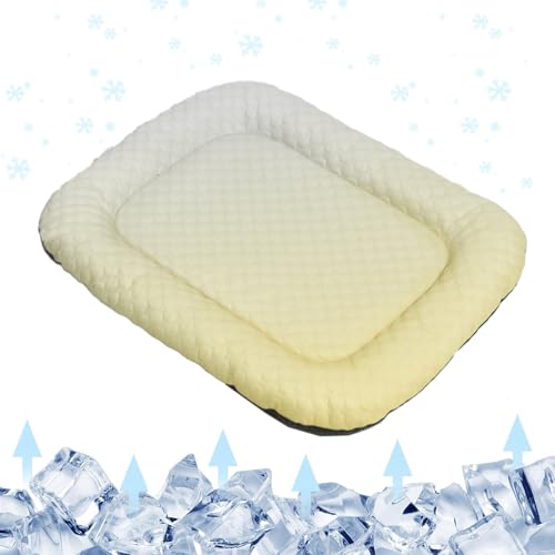 Youngwier Kühlmatte Für Hunde | -Seide Hundeauflage | Wärmeableitung Haustier Schlafzubehör Für Käfigboden Sofa Innenräume Zuhause Und Outdoor Youngwier Kühlmatte Für Hunde | -Seide Hundeauflage | Wärmeableitung Haustier Schlafzubehör Für Käfigboden Sofa Innenräume Zuhause Und Outdoor von Youngwier