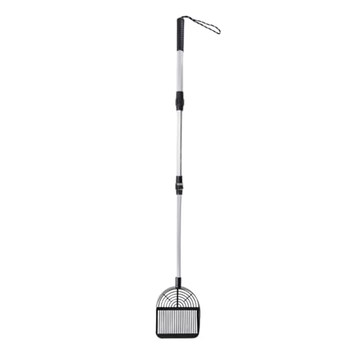 Youngwier Sandschaufel für Hühnerstall - Verstellbarer Ausziehbarer Robuster KOT Kehrer,Ergonomischer KOT Aufnehmer für Käfig Stall Hühnerstall Pferdebox Wohnung von Youngwier