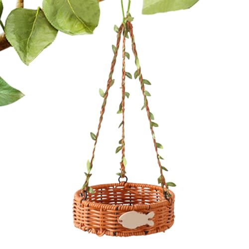 Youngwier Vogel Hängematte Für Käfig,Atmungsaktive Hängematte - Nachgeahmtes Rattan Klassisch Handgewebt Atmungsaktiv Leicht Zu Reinigen Für Innen Und Außen Klettern Futtersuche Youngwier Vogel Hängematte Für Käfig,Atmungsaktive Hängematte - Nachgeahmtes Rattan Klassisch Handgewebt Atmungsaktiv Leicht Zu Reinigen Für Innen Und Außen Klettern Futtersuche von Youngwier