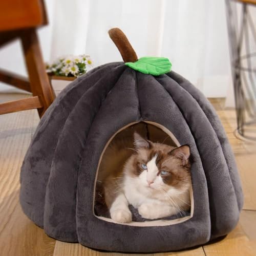 Katzenhöhle Katzenbett Katzen höhle mit Waschbaren Kissen Katzenzelt für drinnen Waschbar Katzenbetten für Kätzchen Weiches und Warmes Katzenhaus Indoor für Kleine, Mittelgroße Haustier (Grau, M) Katzenhöhle Katzenbett Katzen höhle mit Waschbaren Kissen Katzenzelt für drinnen Waschbar Katzenbetten für Kätzchen Weiches und Warmes Katzenhaus Indoor für Kleine, Mittelgroße Haustier (Grau, M) von Youning