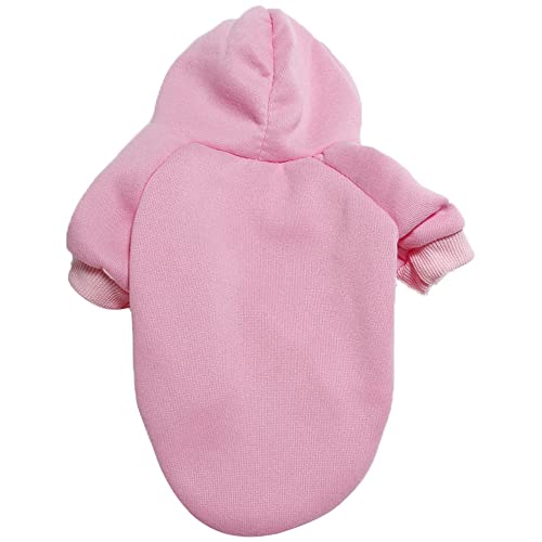 Youning Hund Hoodie Hundekleidung Wintermantel Kapuzen Sweatshirt für Hund Katze Welpe Kapuzenpullover Warmer Winter Hunde Jacke Kapuzenpullis Hundepullover mit Kapuze Haustier Kleidung von Youning