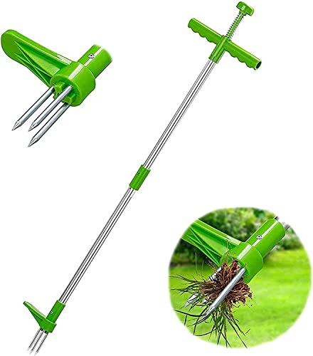 Youning Löwenzahnstecher Unkrautstecher mit Stahlkrallen Unkraut Ausstecher Distelstecher Unkrautentferner Stehen Unkrautzieher Langer Griff Garten Jätwerkzeug Entfernen von Unkraut ohne Bücken (1PC) Youning Löwenzahnstecher Unkrautstecher mit Stahlkrallen Unkraut Ausstecher Distelstecher Unkrautentferner Stehen Unkrautzieher Langer Griff Garten Jätwerkzeug Entfernen von Unkraut ohne Bücken (1PC) von Youning