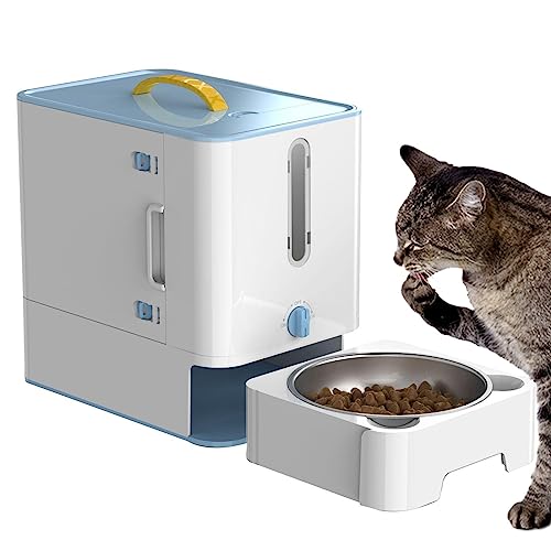 Futterbox für Hundefutter | Futternapf Katzenfutterbehälter - Mit Sicherheitsverschluss, rostfreier Edelstahl-Futterstation für Katzen- und Hundefutterbehälter Youpo von Youpo