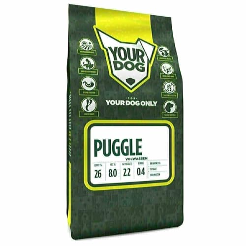 Yourdog 3 kg Puggle volwassen hondenvoer von Yourdog
