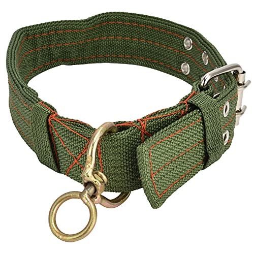 Kausicheres Hundehalsband – Schafhalsband, Hundeschlepphalsband, anpassbare Länge, Leinen-Halsband, Veterinärausrüstung (Small) von Yousiliang