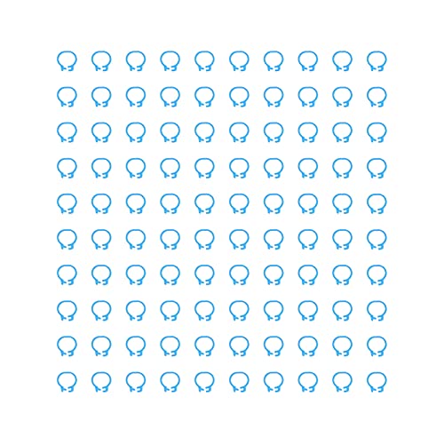 Yousiliang Geflügelbeinbänder – 100 Stück 8 mm Identifikationsgeflügelbeinbänder ohne Wortzubehör (Azul Claro) von Yousiliang