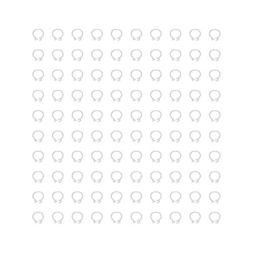 Yousiliang Geflügelbeinbänder – 100 Stück 8 mm Identifikationsgeflügelbeinbänder ohne Wortzubehör (Blanco) von Yousiliang