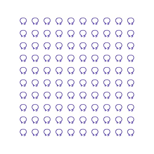 Yousiliang Geflügelbeinbänder – 100 Stück 8 mm Identifikationsgeflügelbeinbänder ohne Wortzubehör (Violeta) von Yousiliang