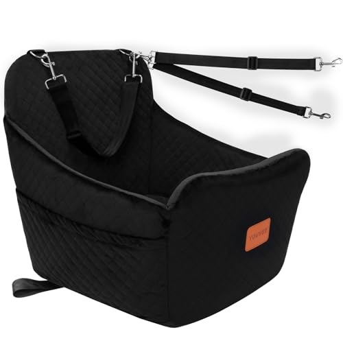 Youvee Autositz für kleine Hunde (M01 schwarz) von Youvee