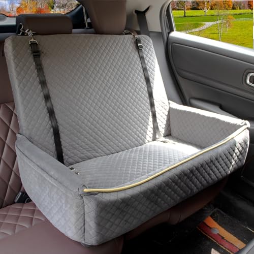 Youvee Hundeautositz, groß, Grau von Youvee