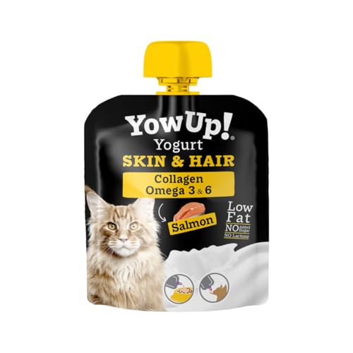 YowUp Skin & Hair Katzenfutter Lachs, 3 Stück, Marke: YowUp - EAN: 8437023761144 von YowUp