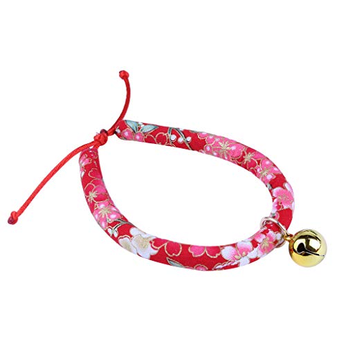 Yowablo Hundehalsung Hund Halskette Halsung Alu-Strong Würgehalsbänder Hundehalsband Kette Kettenwürger Schlupfhalsband (33 * 26-31cm,1Rot) von Yowablo