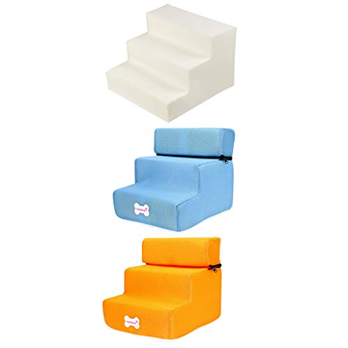 Yowablo Neue 3-Stufen-Mesh-Pet-Kombination mit Rutschfester Unterseite und Leiterabdeckung (Falte Größe:30 * 35 * 30cm,1E) von Yowablo