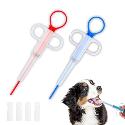 Yowfond 2 Stück Tabletteneingeber für Katzen und Hunde, Wiederverwendbarer Pet Feeder Pillenwerfer Tablettengeber Haustier Pusher Tablet Yowfond 2 Stück Tabletteneingeber für Katzen und Hunde, Wiederverwendbarer Pet Feeder Pillenwerfer Tablettengeber Haustier Pusher Tablet von Yowfond